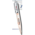 Metal Collection Retractable Ballpoint Pen w/Retractable L.E.D Light